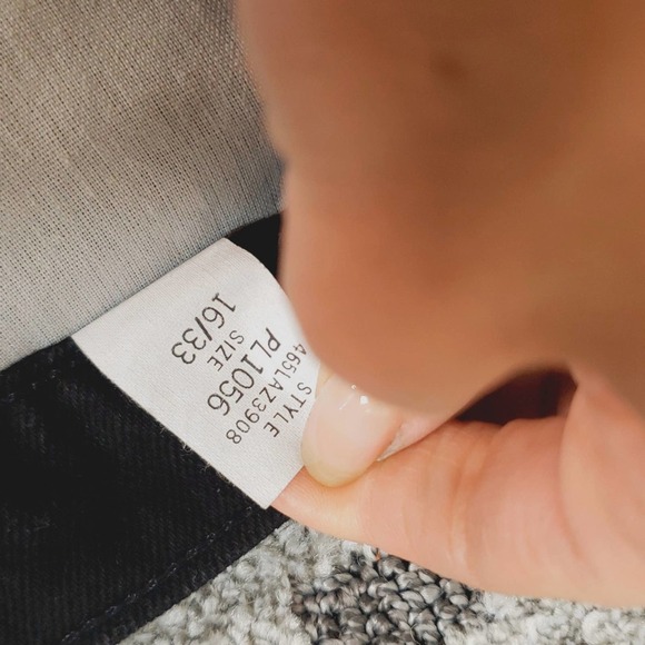 Just My Size Vintage Black Relaxed taper Jeans size 16W Tall - Picture 5 of 9